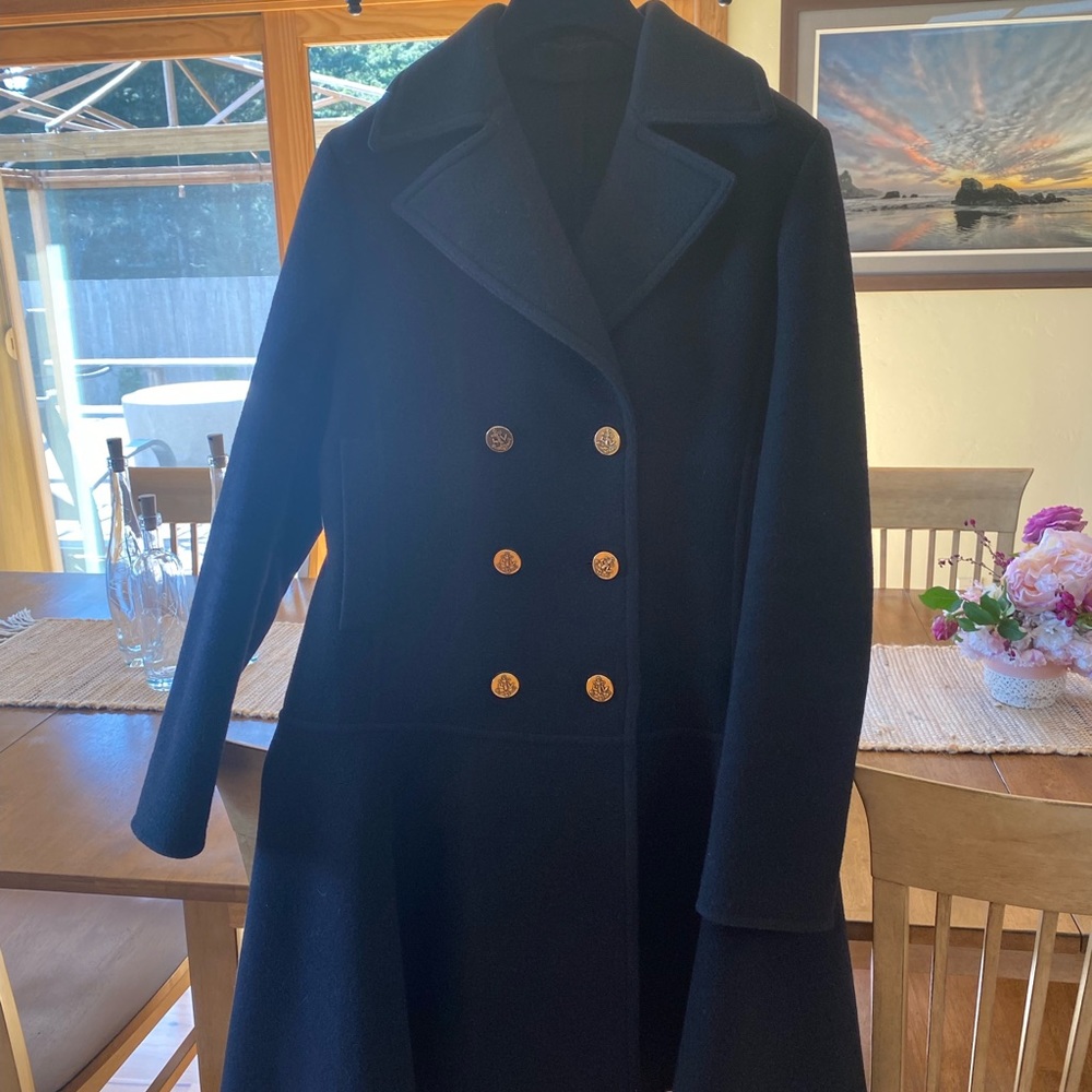 Louis Vuitton Peacoat with anchor LV buttons